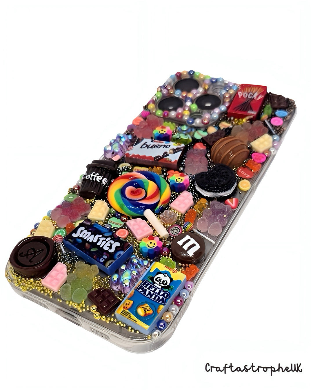 Candy Sweet Treats iPhone 16 Pro Max Case – Kawaii Decoden Phone Cover