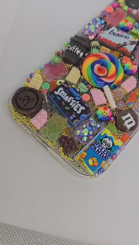 Candy Sweet Treats iPhone 16 Pro Max Case – Kawaii Decoden Phone Cover